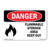 Flammable Storage Area Keep Out