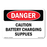 Caution Battery Charging Supplies