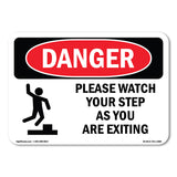 Please Watch Your Step As You