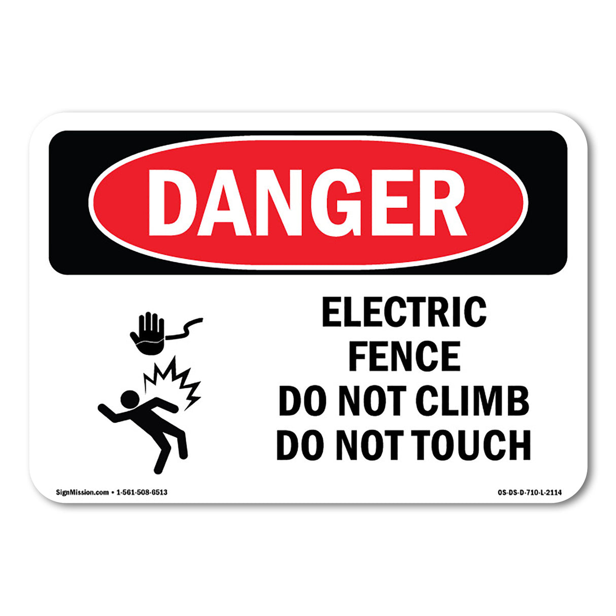 Electric Fence Do Not Climb