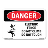 Electric Fence Do Not Climb