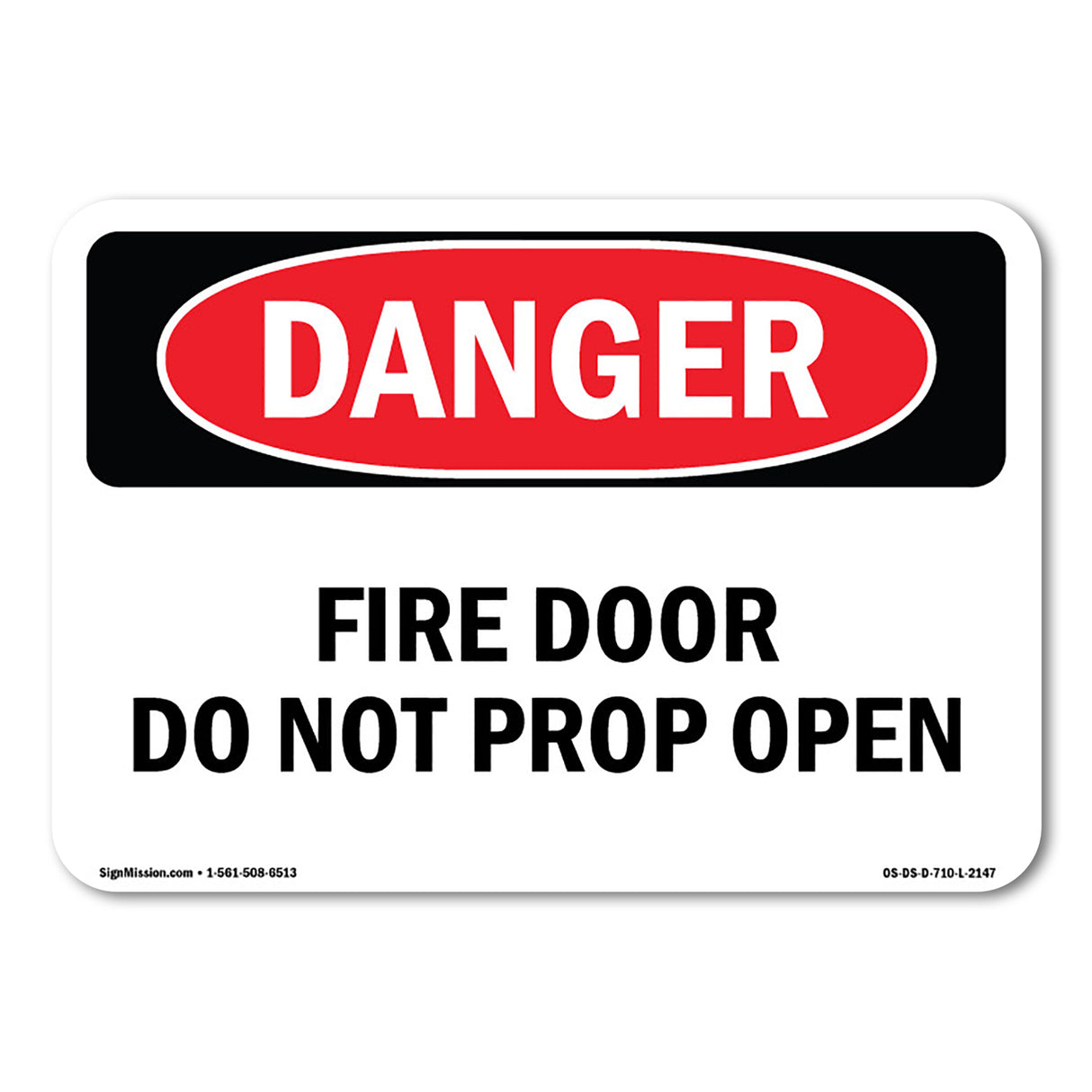 Fire Door Do Not Prop Open