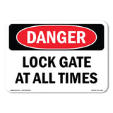 Lock Gate At All Times