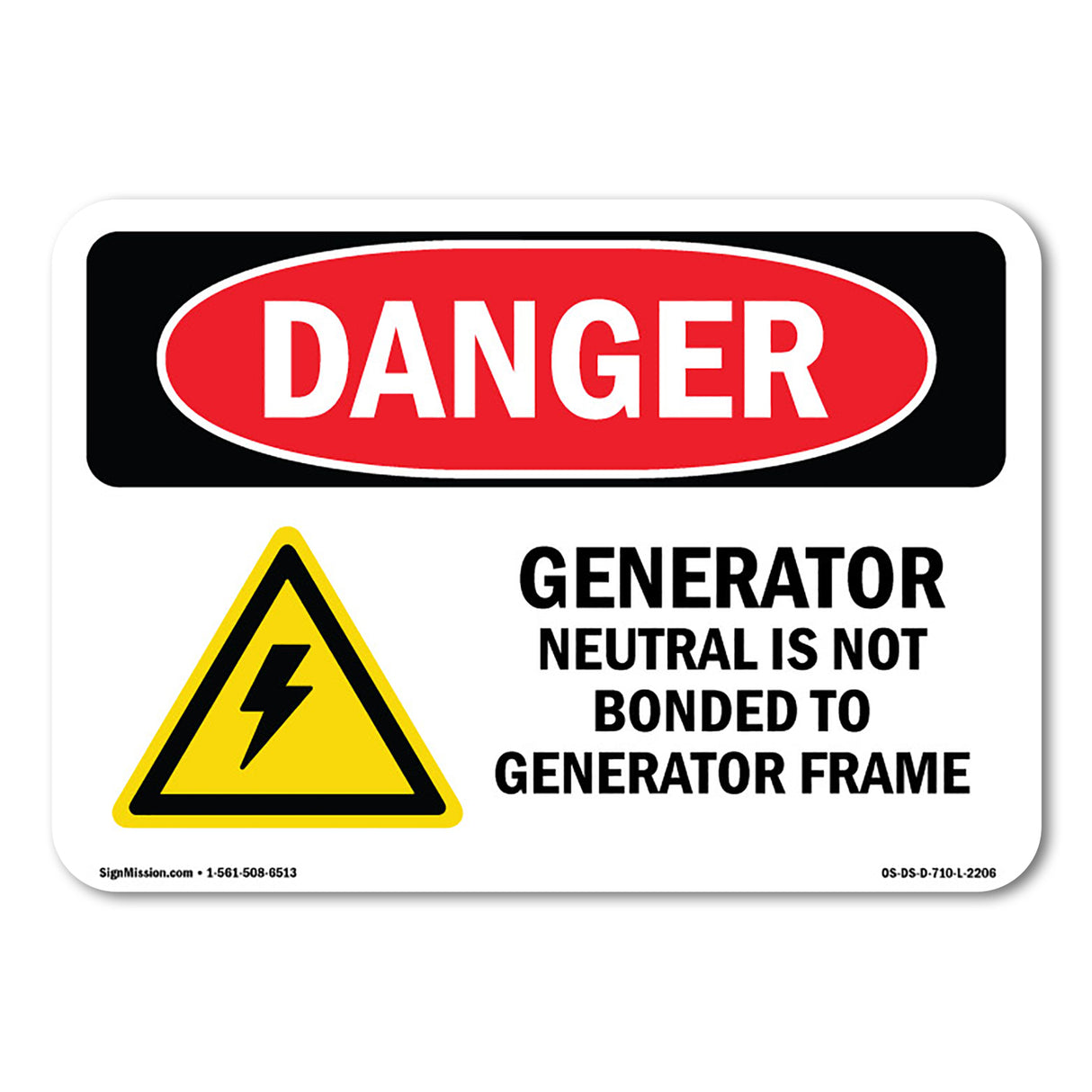 Generator Neutral Is Not Bonded