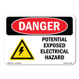 Potential Exposed Electrical Hazard