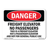 Freight Elevator No Passengers This Is A