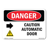 Caution Automatic Door [Right Arrow]
