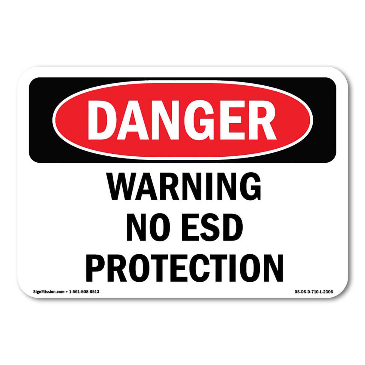 Warning No ESD Protection