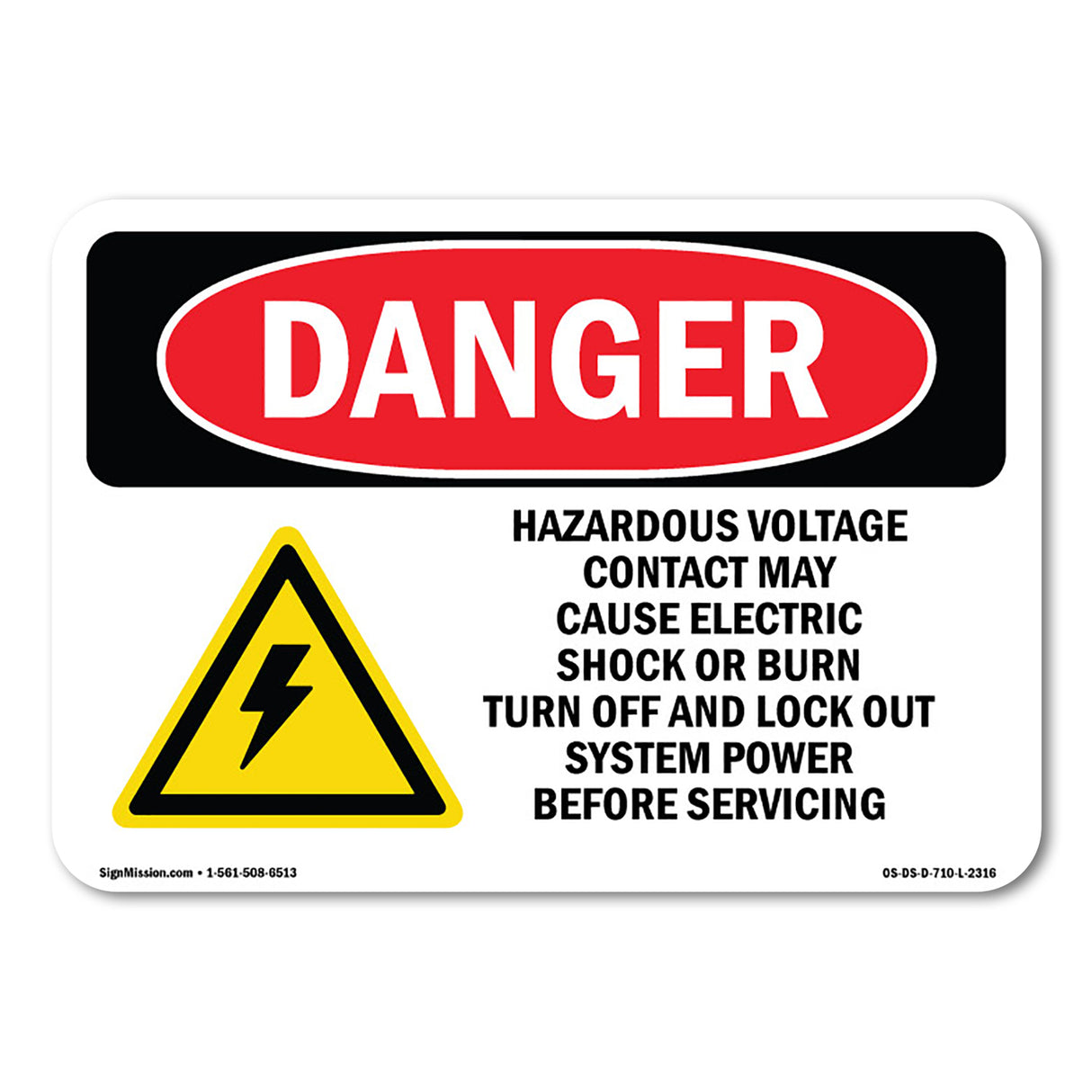 Hazardous Voltage Contact May