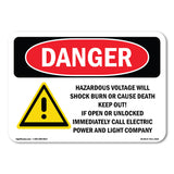 Hazardous Voltage Will Shock