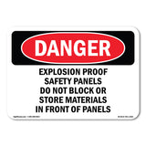 Explosion Proof Safety Panels Do Not Block