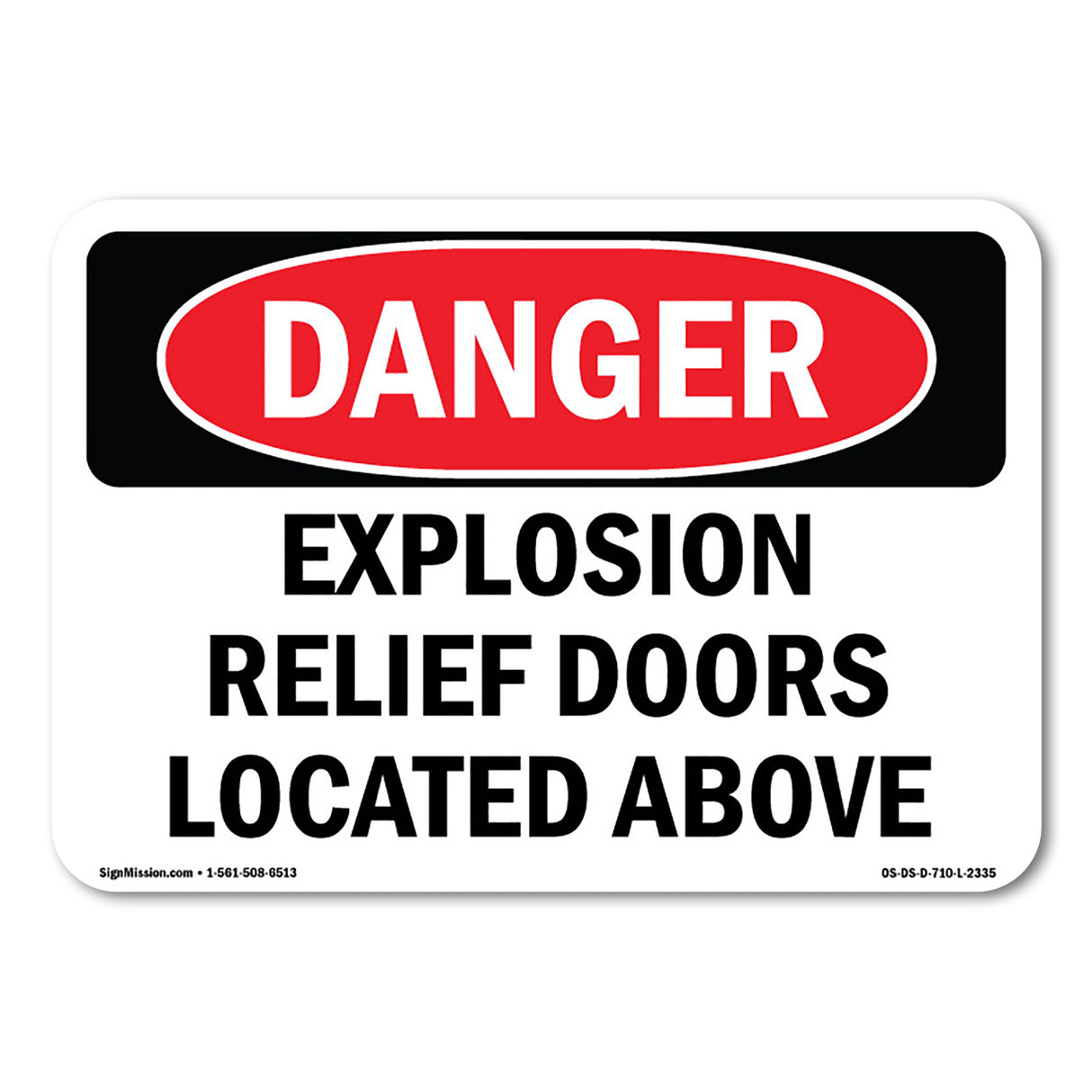 Explosion Relief Doors Located Above