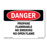 Propane Flammable No Smoking No Open Flame