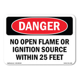No Open Flame Or Ignition Source Within 25 Feet