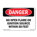 No Open Flame Or Ignition Source Within 50 Feet