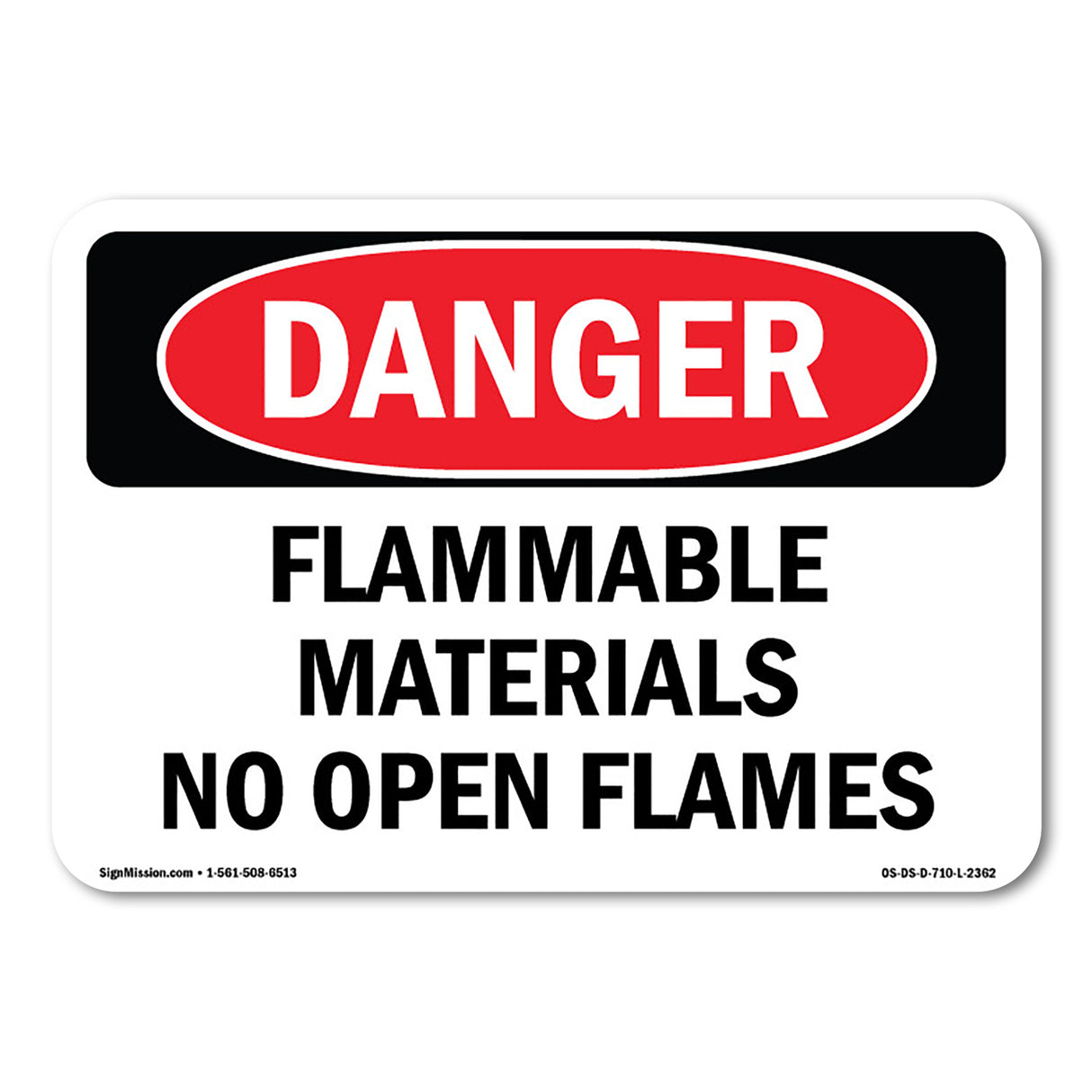 Flammable Materials No Open Flames