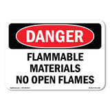 Flammable Materials No Open Flames