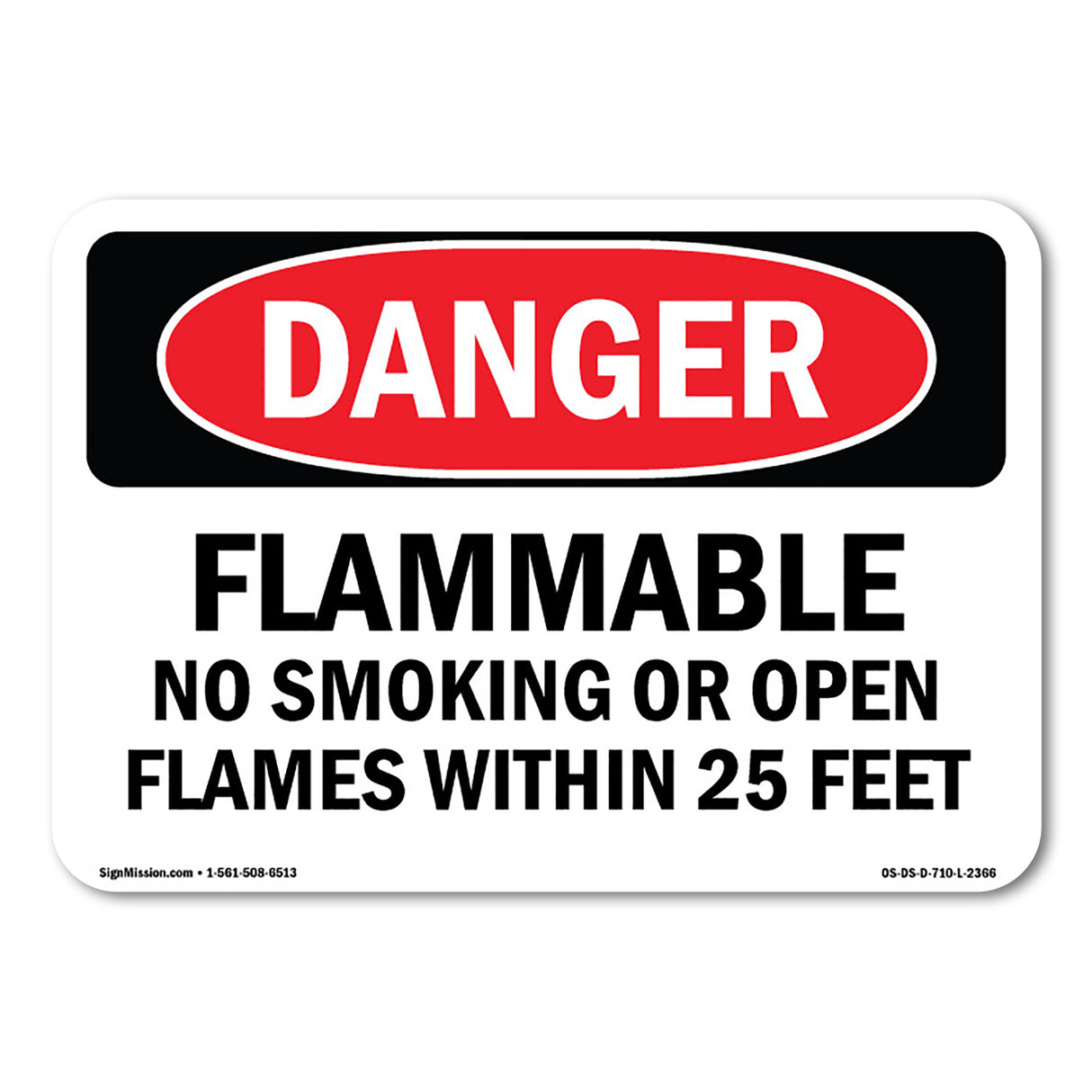 Flammable No Smoking Or Open Flames Within 25 Feet