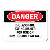 D-Class Fire Extinguisher For Use On Combustible