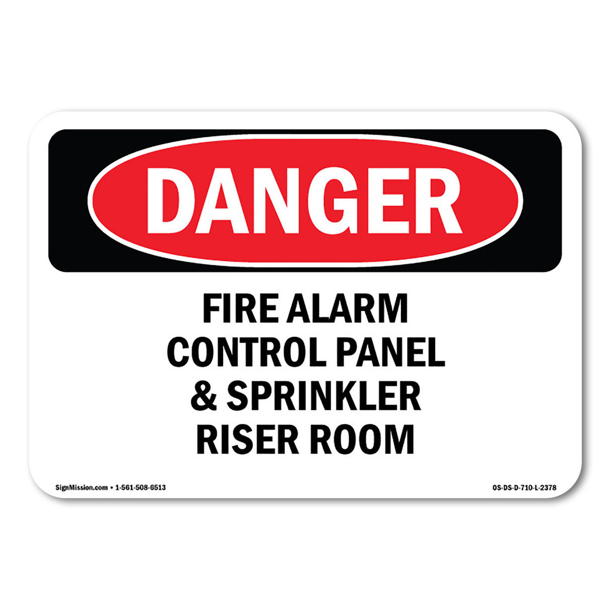 Fire Alarm Control Panel And Sprinkler Riser Room