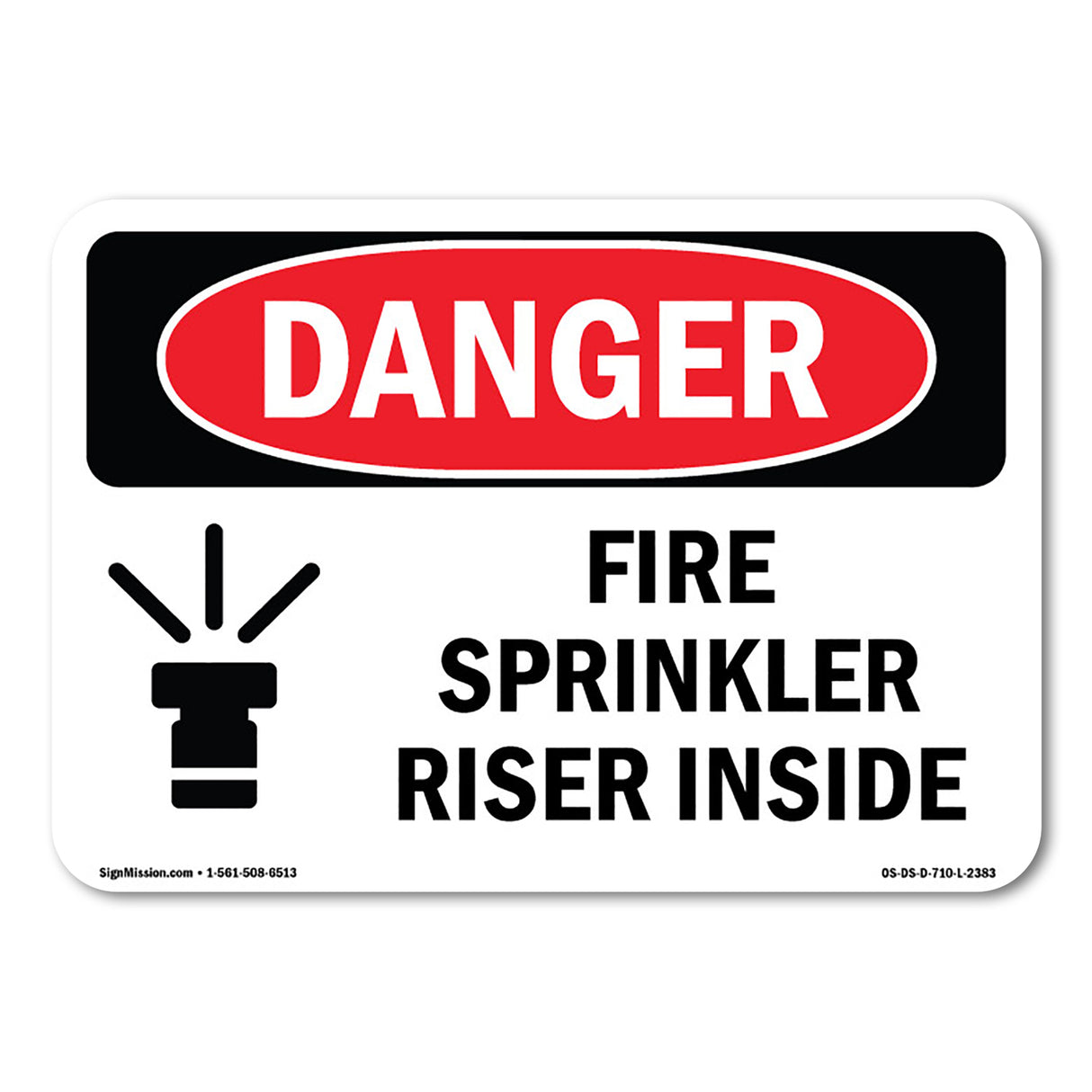 Fire Sprinkler Riser Inside