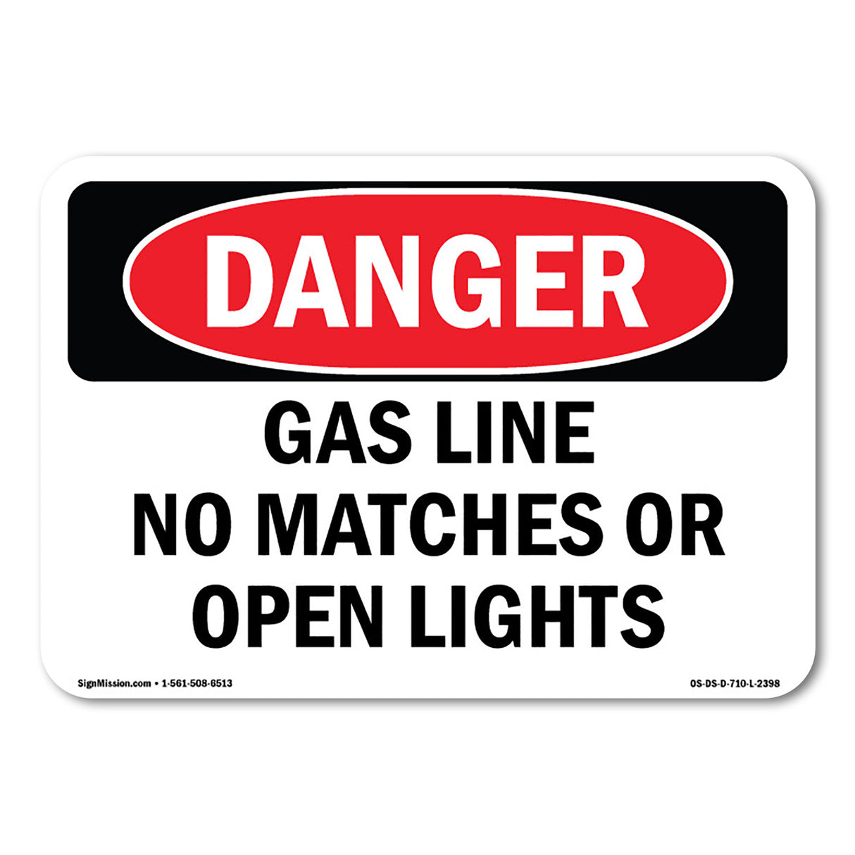 Gas Line No Matches Or Open Lights