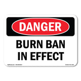 Burn Ban In Effect