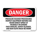 Pressure Washer Procedures Inspect Equipment
