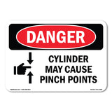 Cylinder May Cause Pinch Points