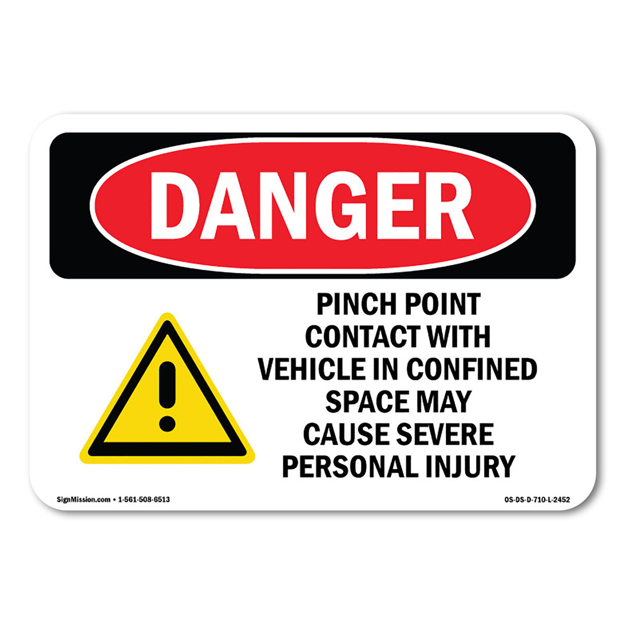 Pinch Point Contact With Vehicle
