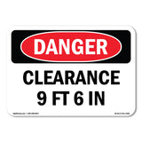 Clearance 9 Ft 6 In