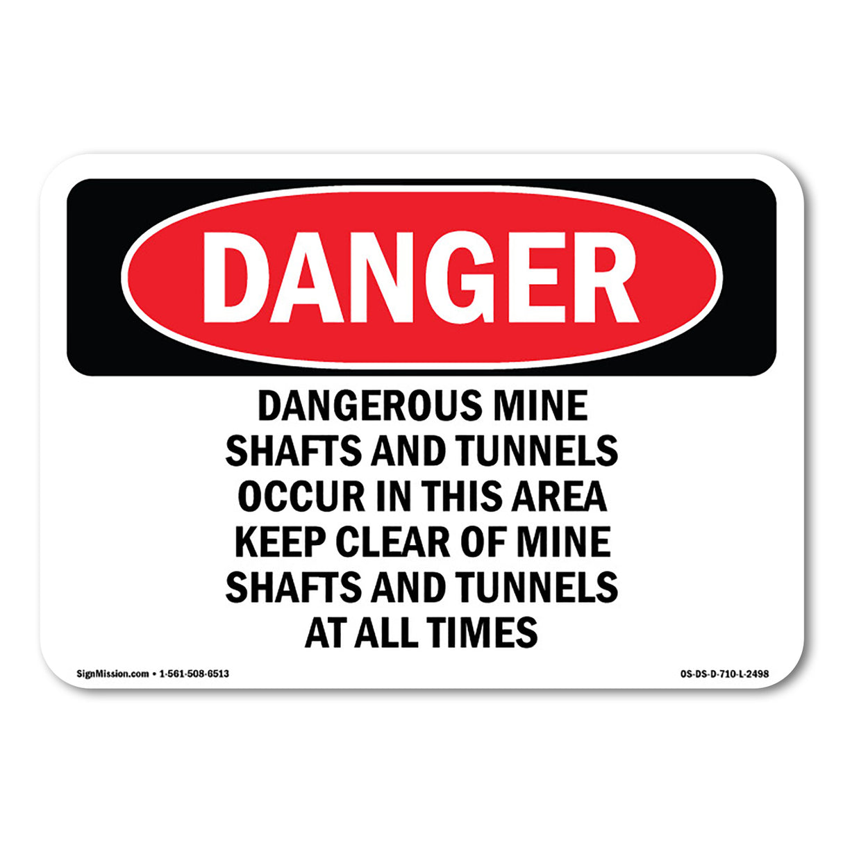 Dangerous Mine Shafts And Tunnels Occur