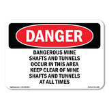 Dangerous Mine Shafts And Tunnels Occur