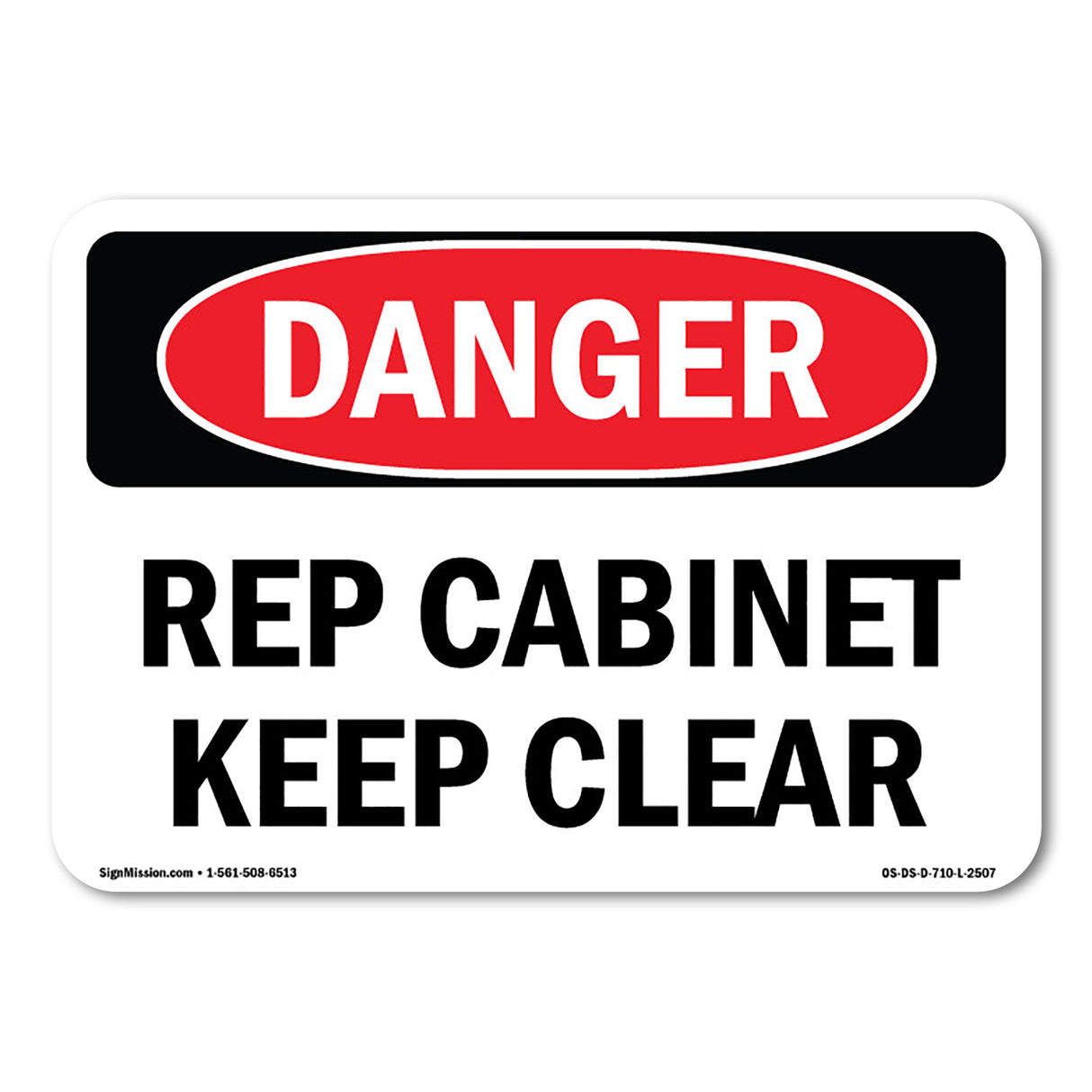 Rep Cabinet Keep Clear