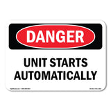 Unit Starts Automatically