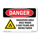 Radiation Area Only When X-Ray