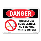 Diesel Fuel Combustible No Smoking