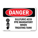 Sulfuric Acid PPE Mandatory