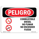 Diesel Fuel No Smoking No Open Flames