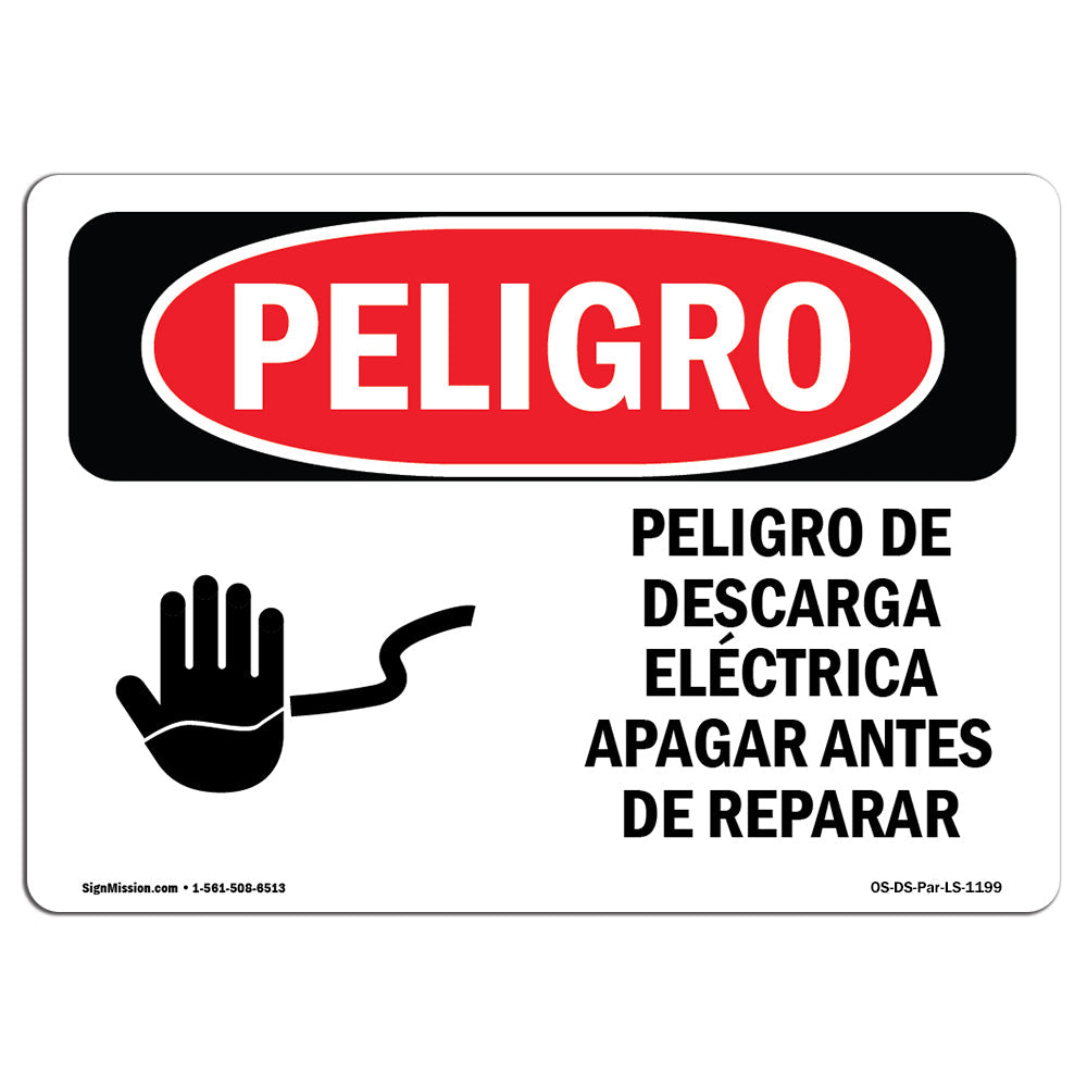 Electrical Hazard Turn Off Power