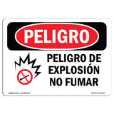 Explosion Hazard No Smoking