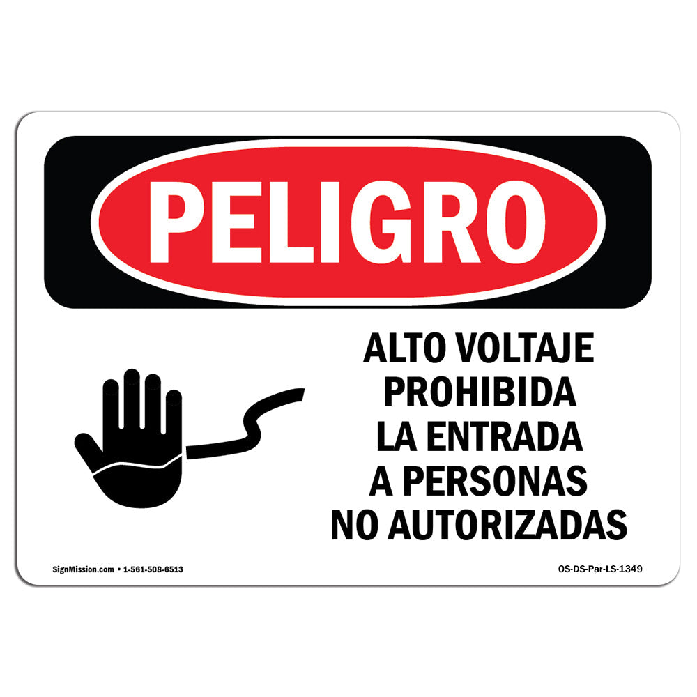High Voltage Unauthorized Persons Keep Out