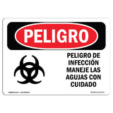 Infection Hazard Handle Needles With Care