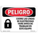 Lockout Electricity Air Lines Before Working