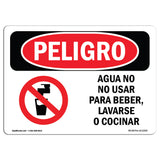 Non-Potable Water Do Not Use For Drinking