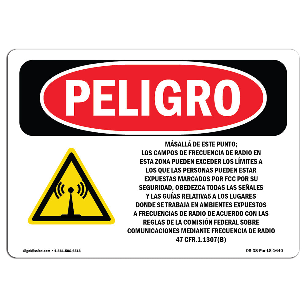 Beyond This Point Radio Frequency Fields