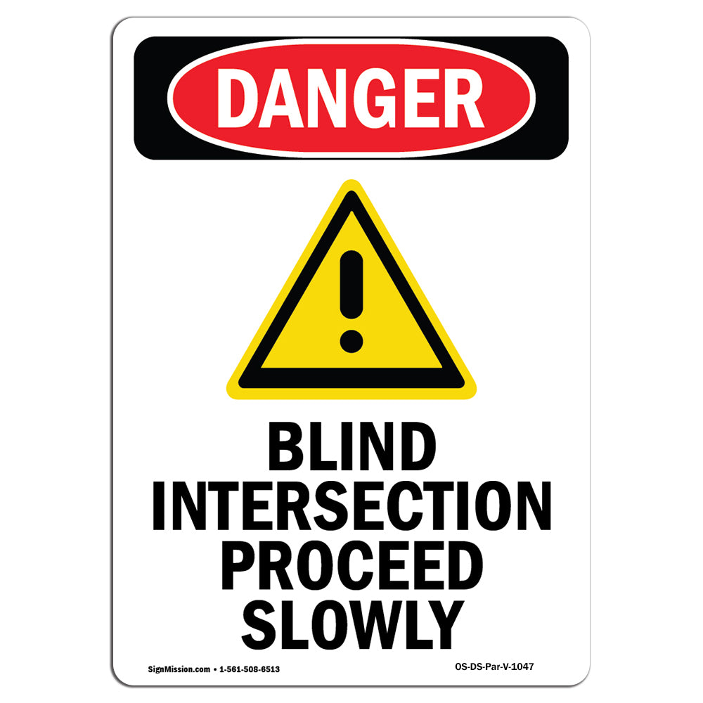 Blind Intersection Proceed Slowly