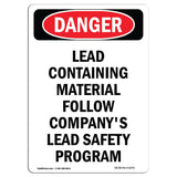 Lead Containing Material Safety Program