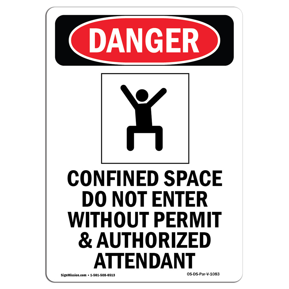Confined Space Do Not Enter Without Permit