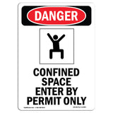 Confined Space Enter By Permit Only